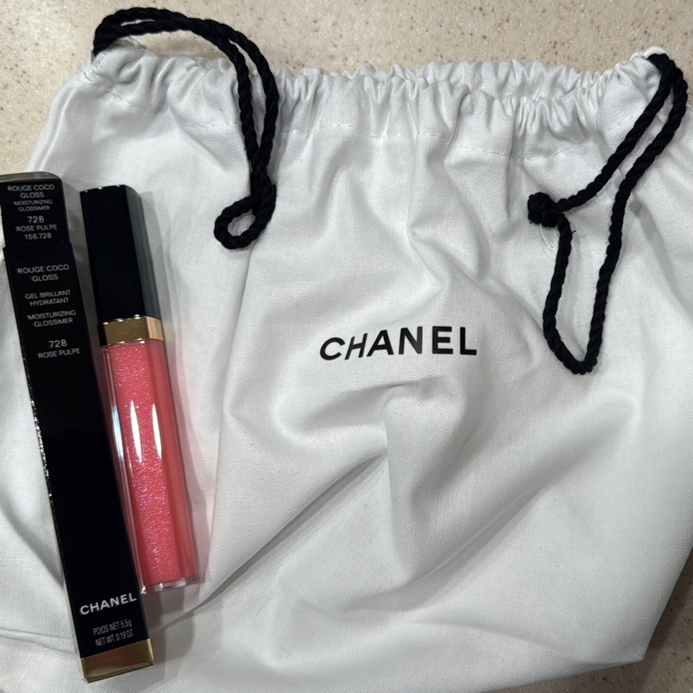 Chanel Glossimer Lip Gloss - Shimmering Pink